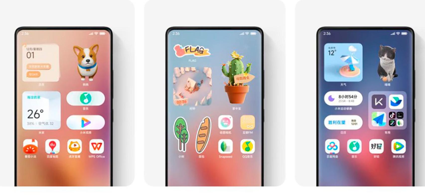 Las mascotas en MIUI 14