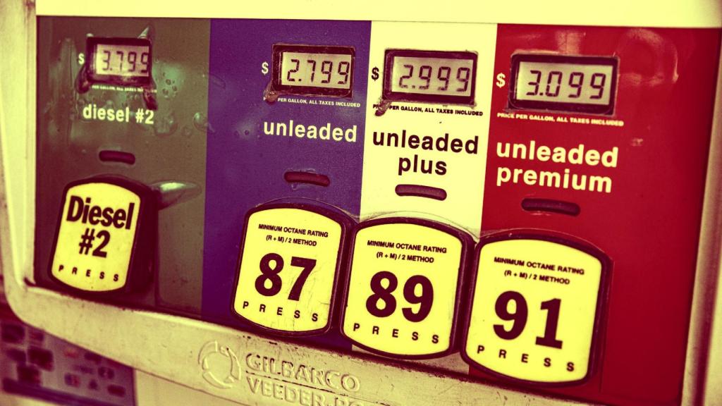 Una gasolinera en EEUU.