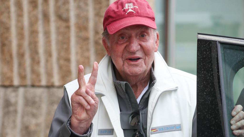 Juan Carlos I, en su última visita a España.