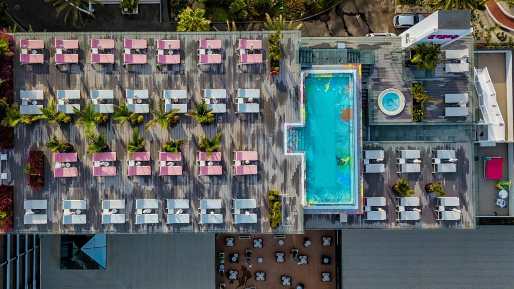 Vista aérea del Hotel Bitácora.