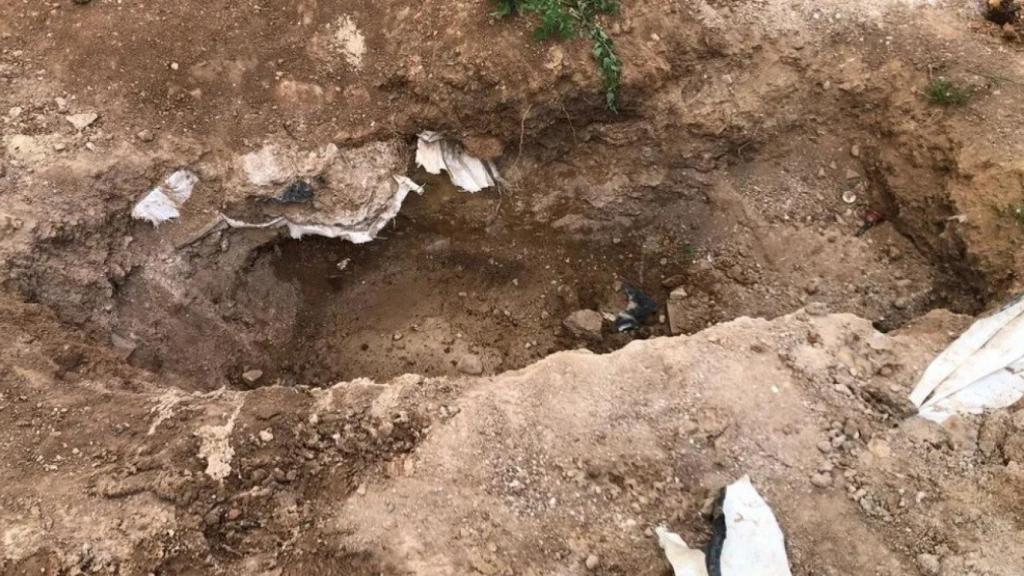 Lugar en el que fue encontrado el cadáver de Isaac.