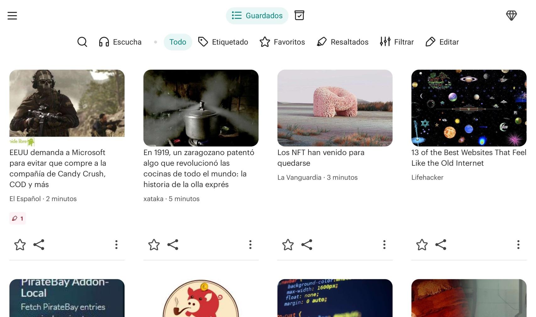 Post por leer en Pocket