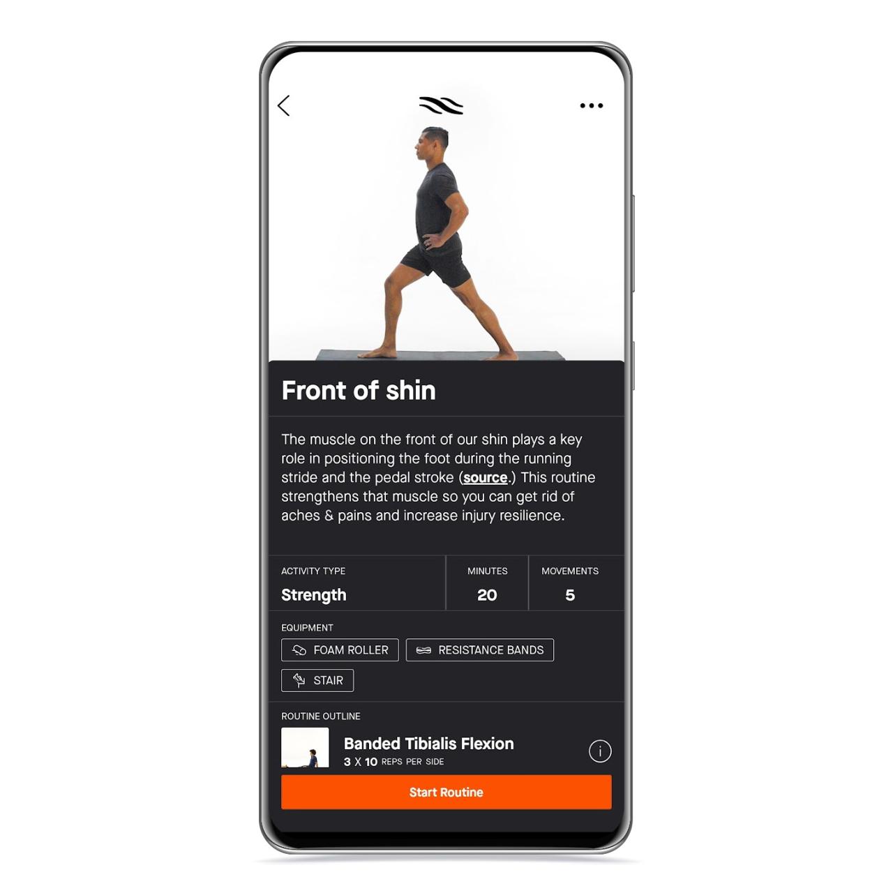 Ejercicio de Recover Athletics