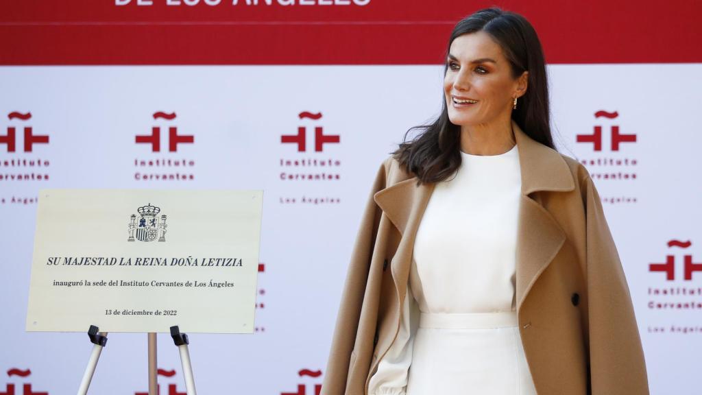 La reina Letizia en Los Ángeles, este martes 13 de diciembre de 2022.