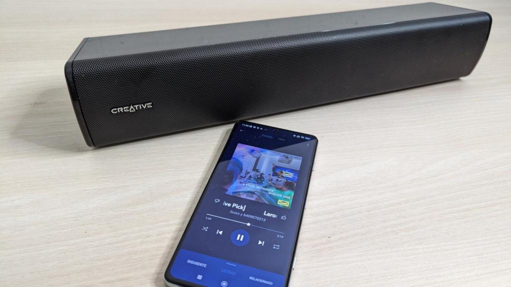 La Creative Stage Air V2 es, ante todo, un altavoz Bluetooth