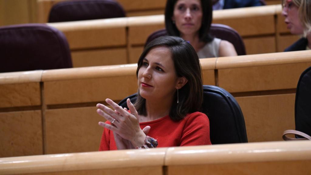 Ione Belarra, ministra de Derechos Sociales y Agenda 2030, en el Senado.