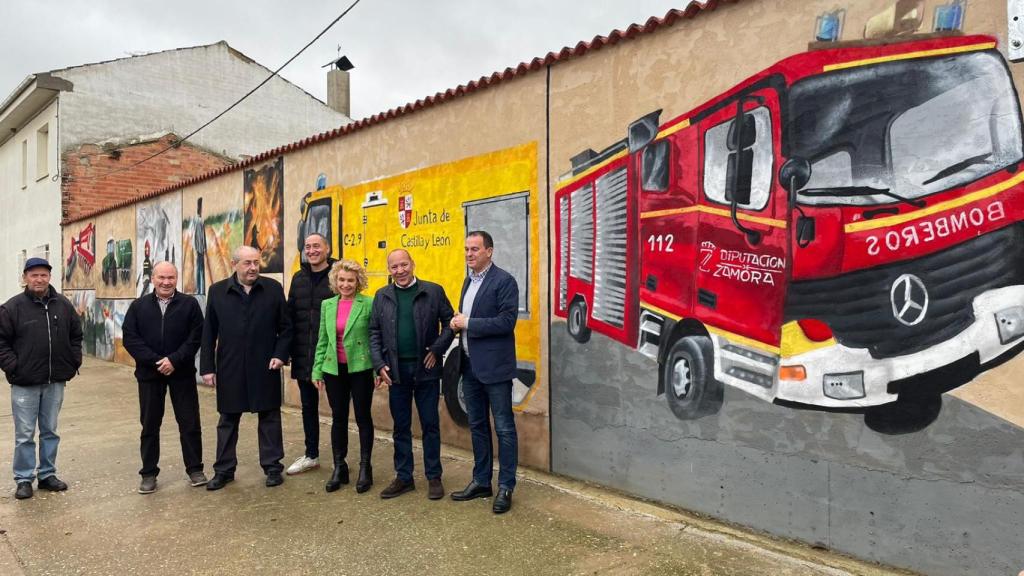 Imagen del mural de Burganes de Valverde