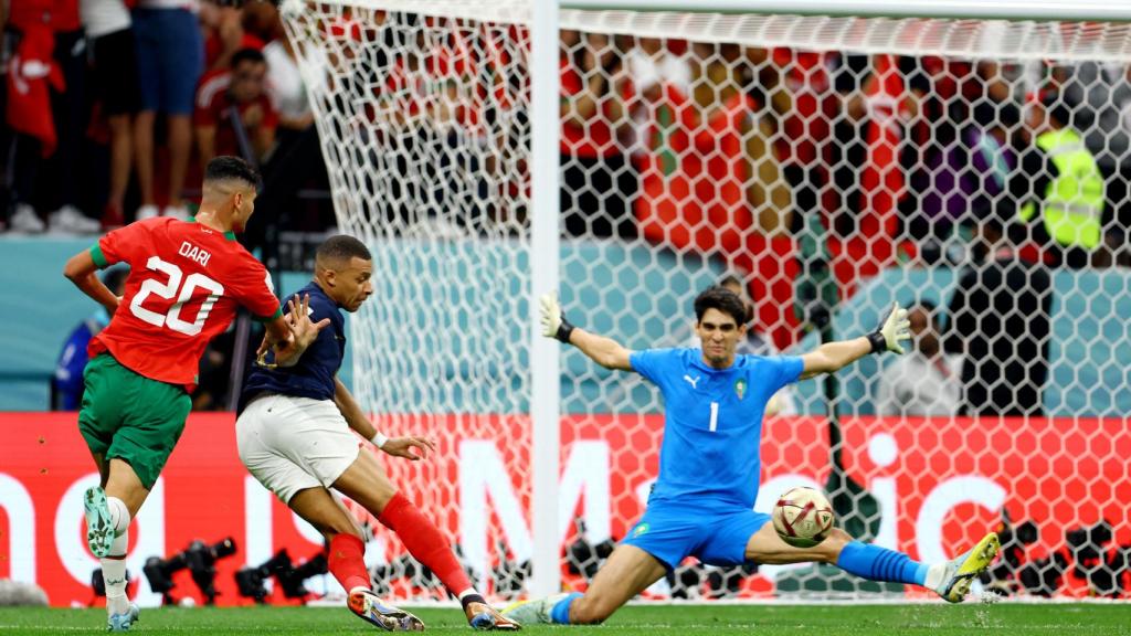 Ocasión fallada de Mbappé