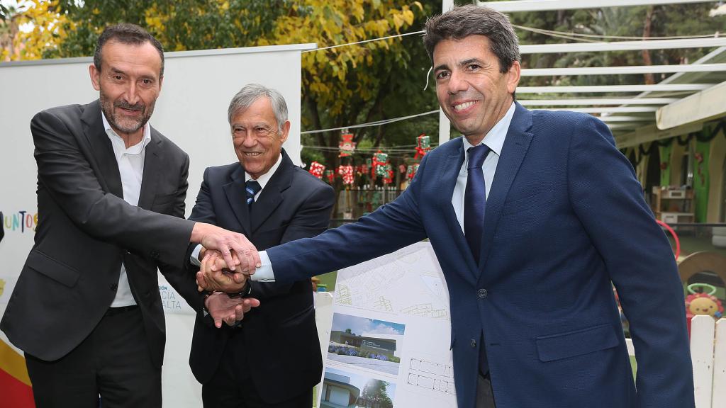Carlos González, Fernando Vargas y Carlos Mazón.