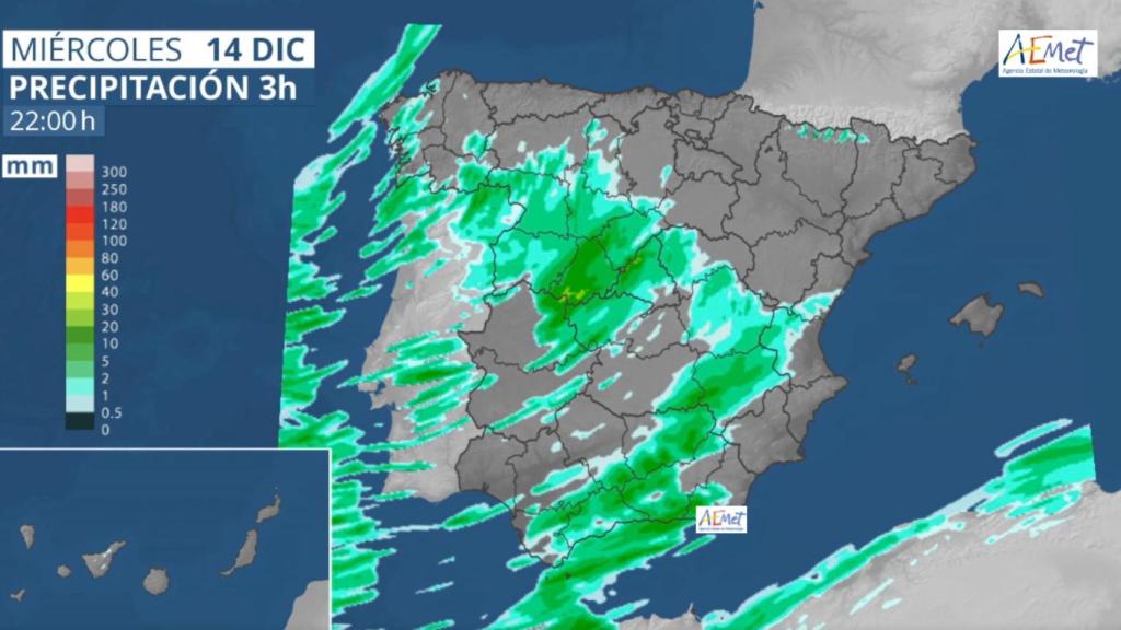 Borrasca Efraín a su paso por Castilla y León