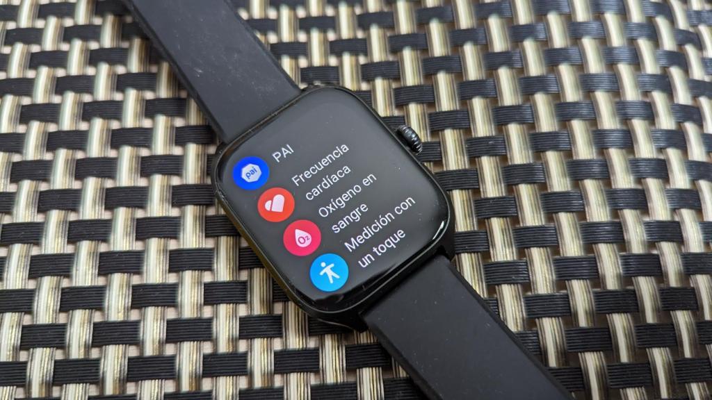 El selector de aplicaciones del Amazfit GTS 4