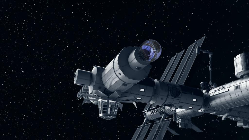 Módulo en la Estación Espacial internacional