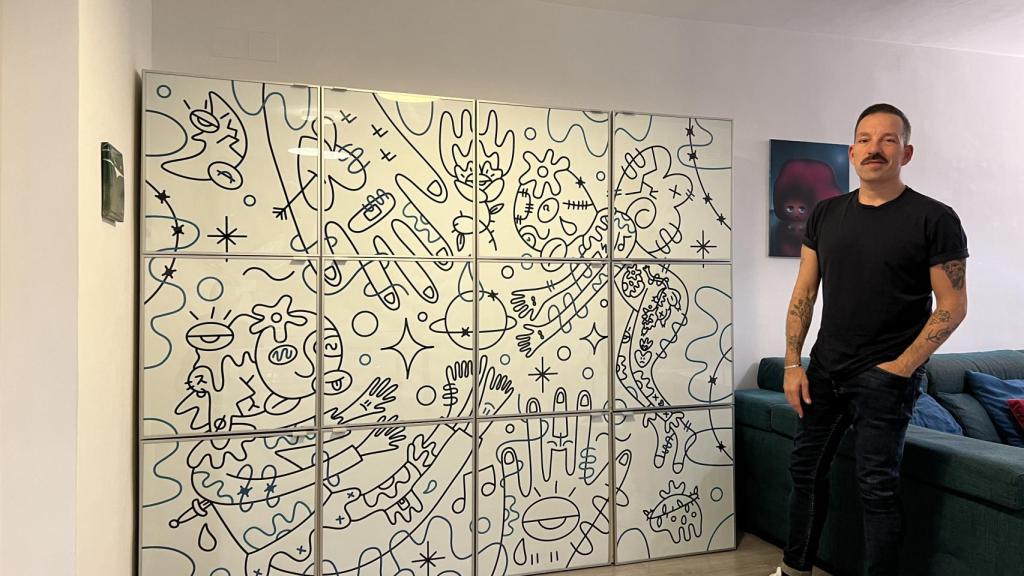 El armario convertido en obra de arte.