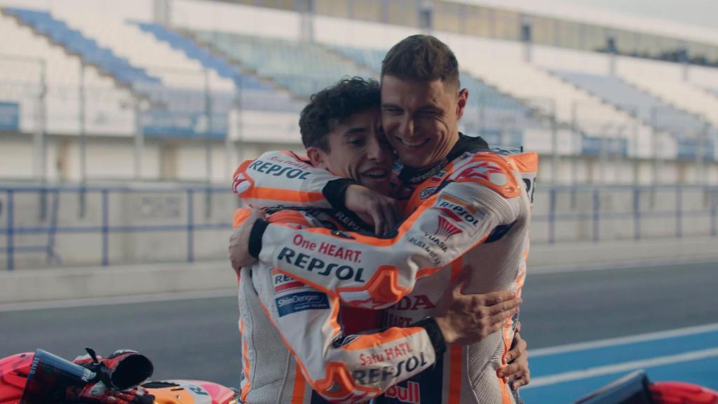 Marc Márquez y Joaquín Sánchez en ‘Joaquín, el novato’