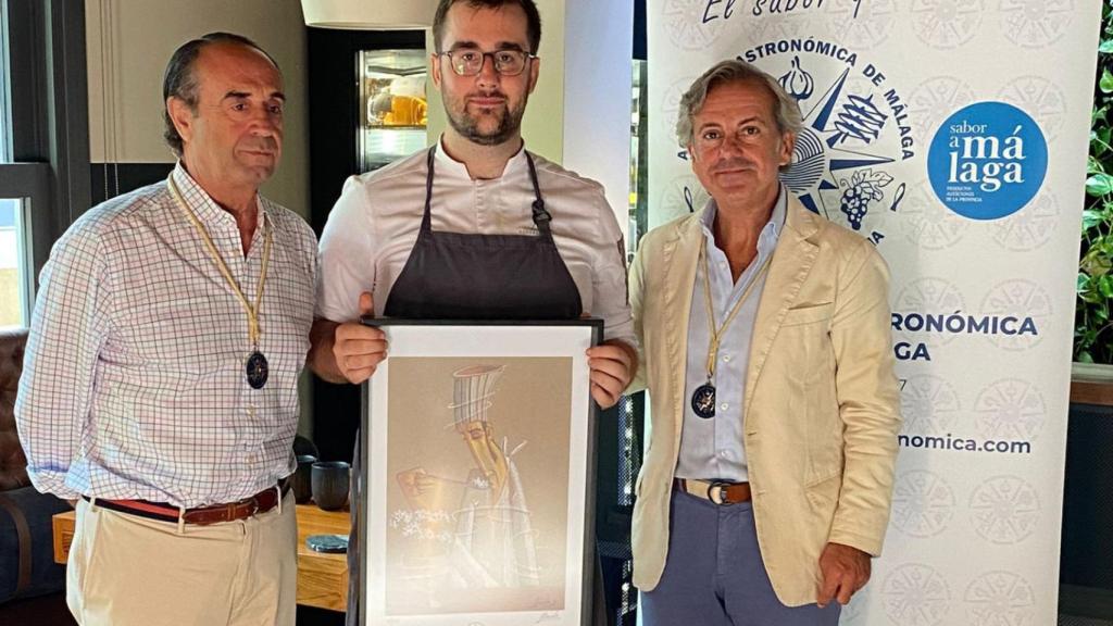 Fernando Alcalá, reconocido como el mejor chef del año en Málaga.