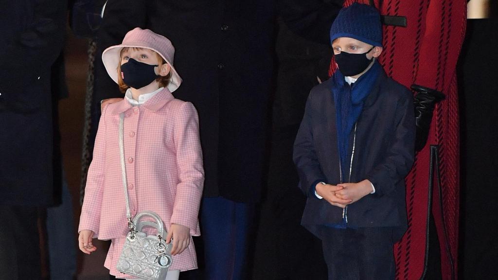 Gabriella de Mónaco con su polémico 'look' Dior.