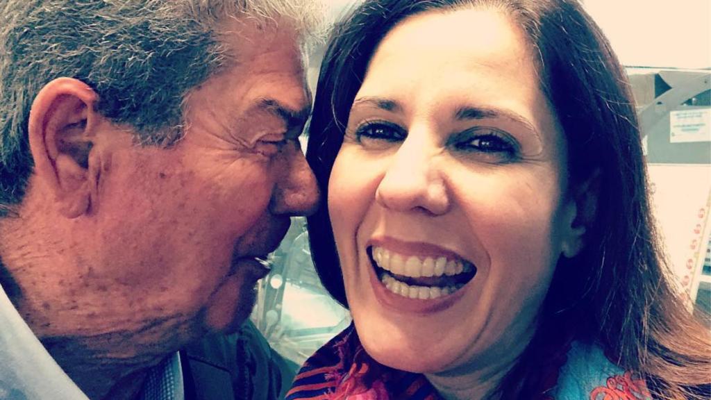 Diana Navarro junto a su padre en una imagen de sus redes sociales.