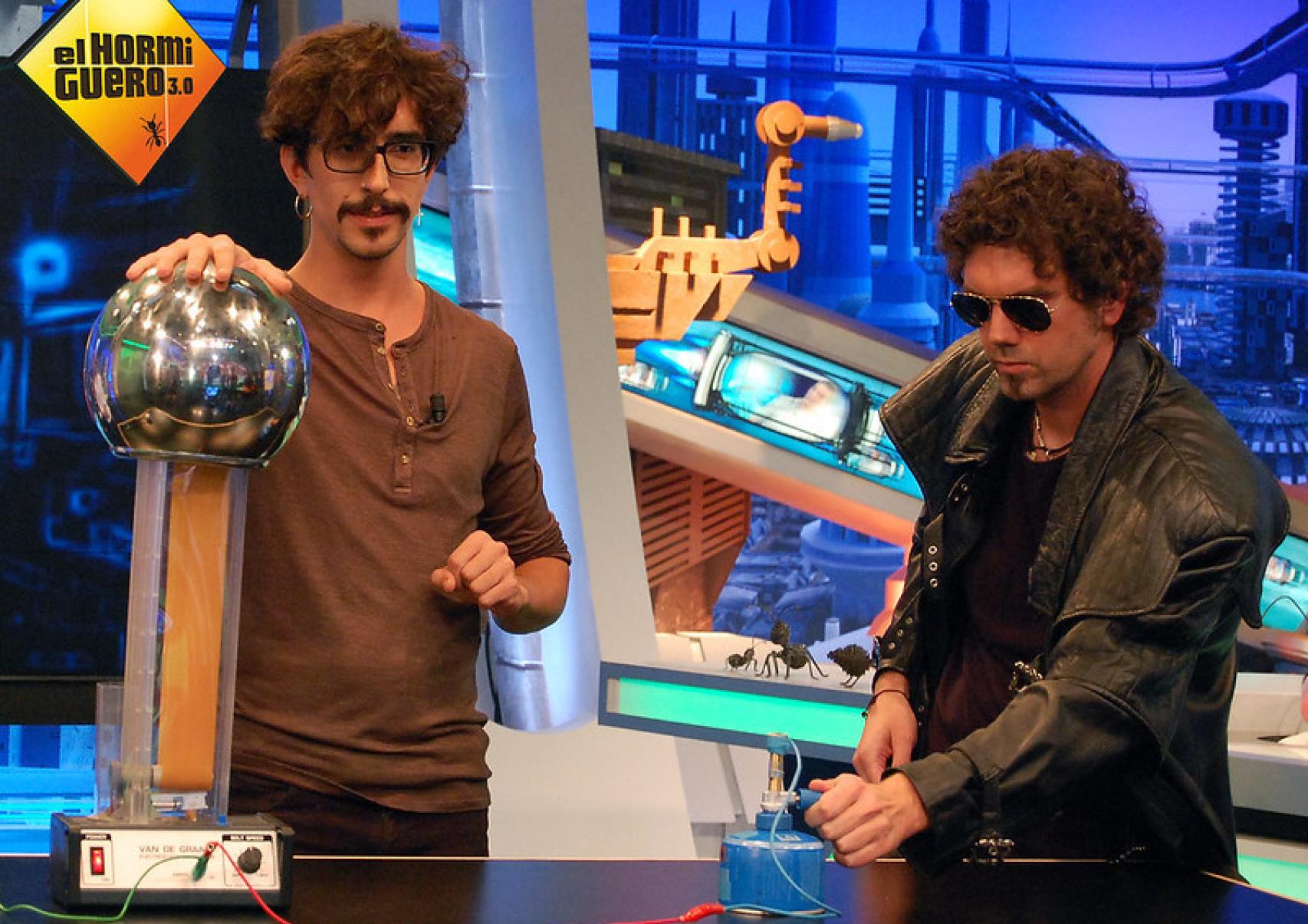 Pablo Ibáñez durante un experimento en 'El Hormiguero'.