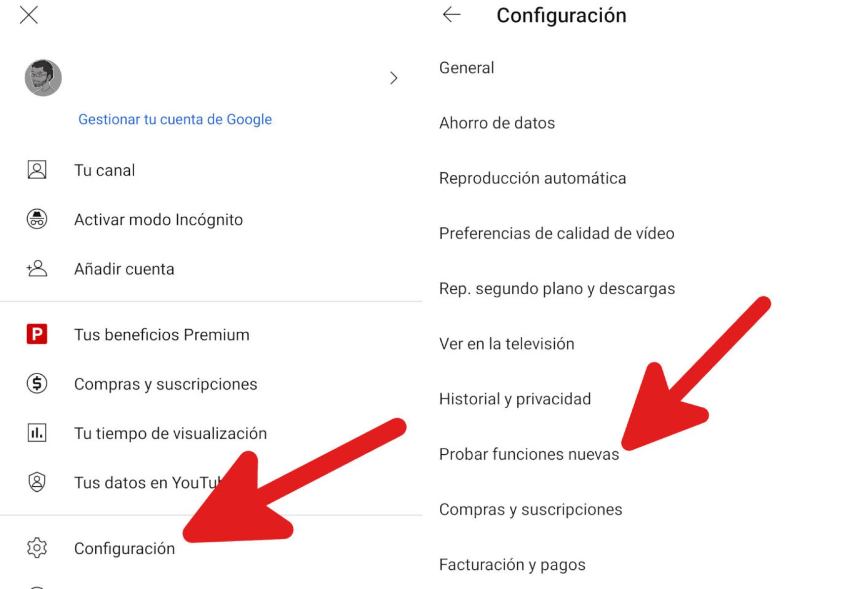 Cómo activar la cola de vídeos en YouTube
