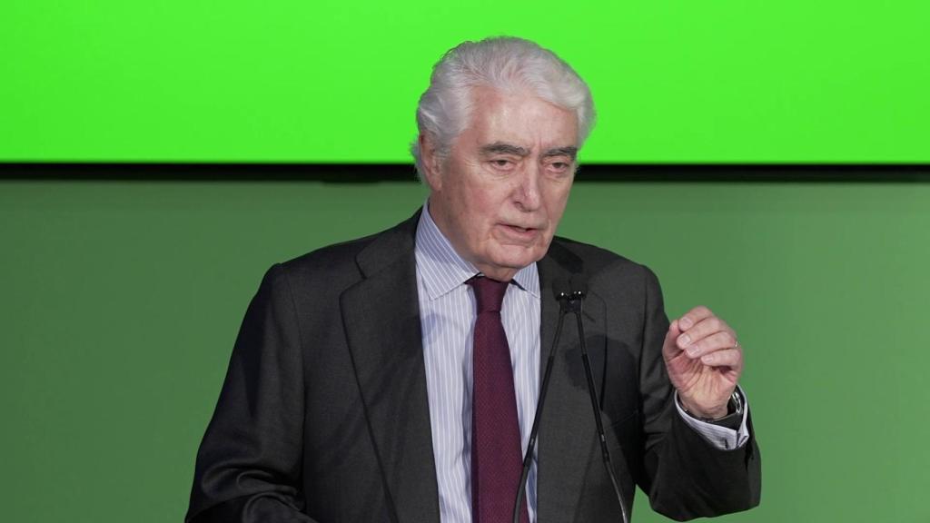 Captura de grabación con Gustavo Suárez Pertierra, presidente de UNICEF España.