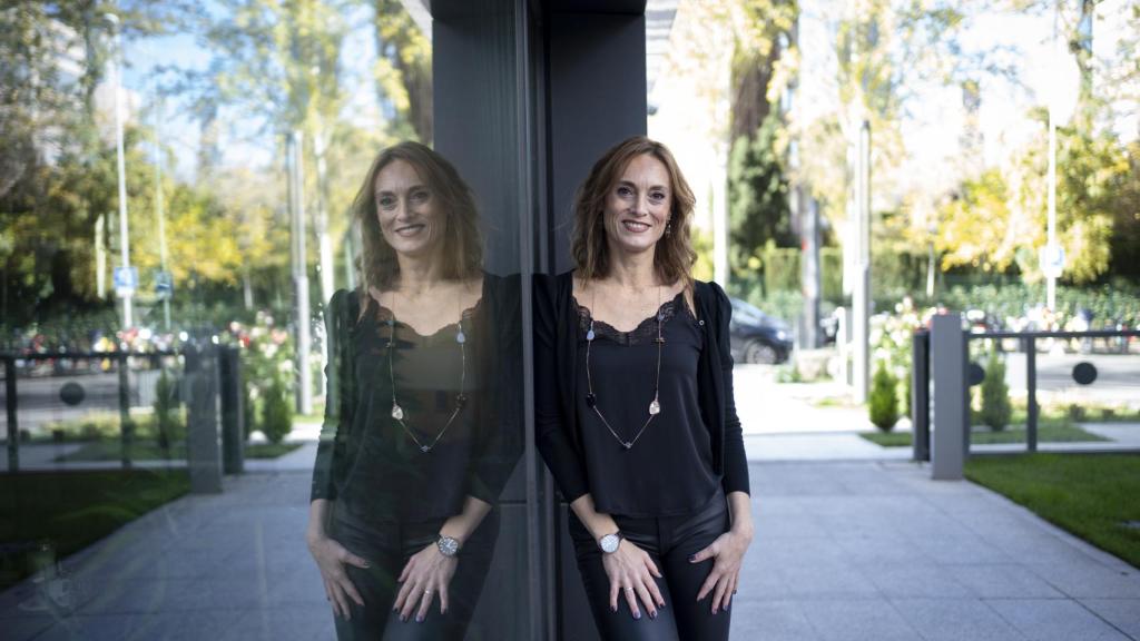 Susana Catalán, policía local de A Coruña, en EL ESPAÑOL. Javier Carbajal