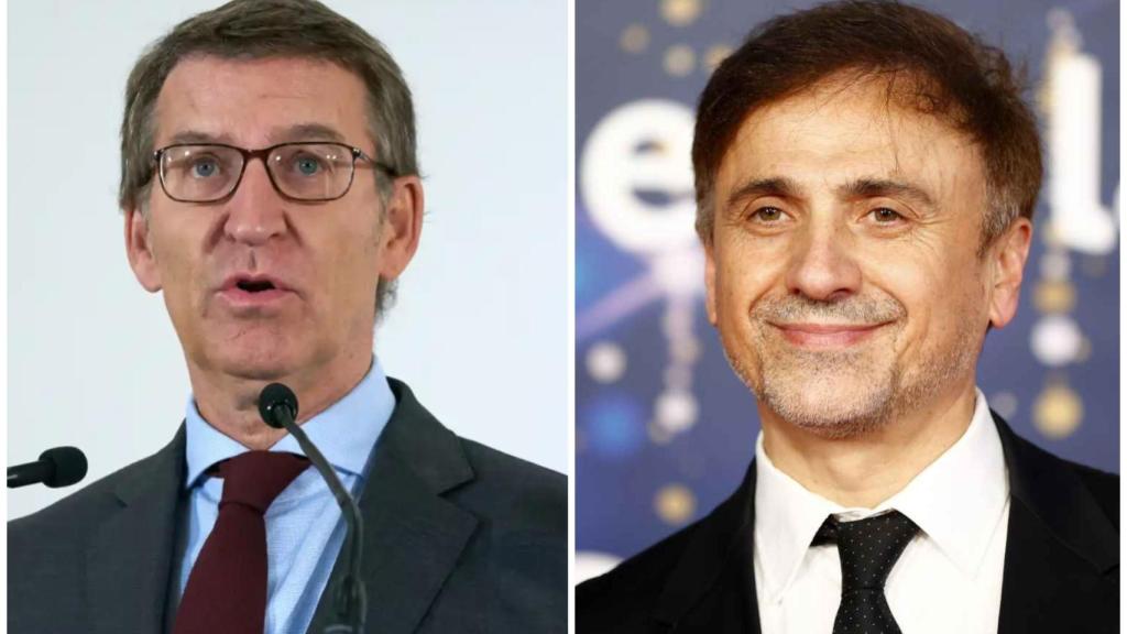 Feijóo y José Mota en un fotomontaje.