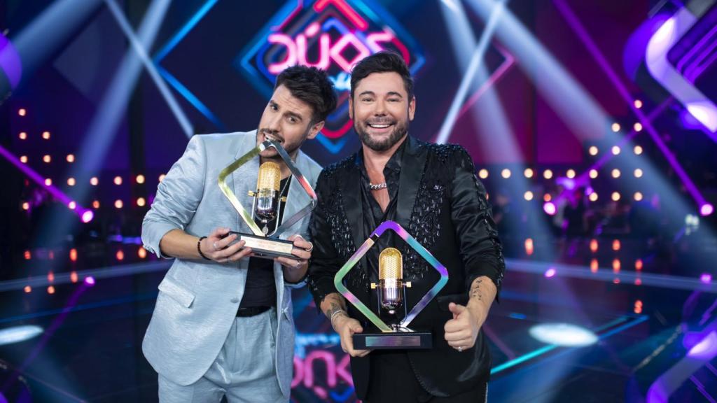 Miguel Poveda y Antonio José ganaron anoche la gran final de 'Dúos increíbles'