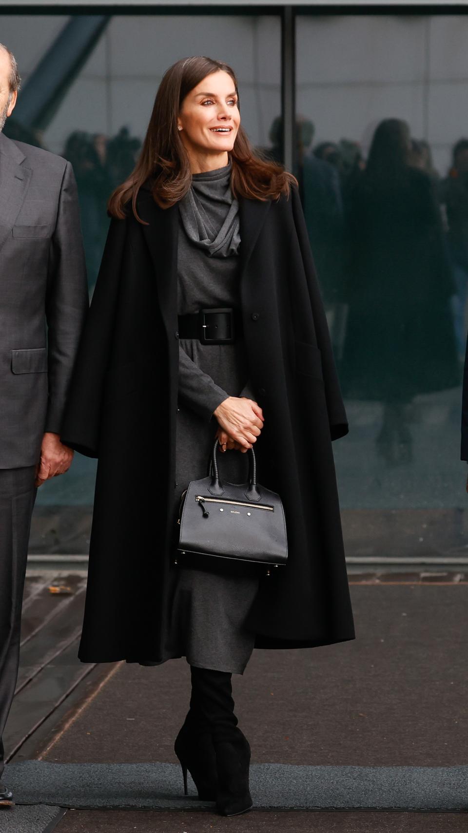 El 'outfit' que ha escogido la Reina para su último acto de la semana.