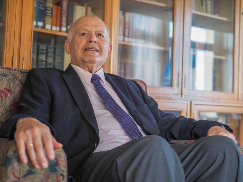 Eligio Hernández, en el casino de Tenerife.