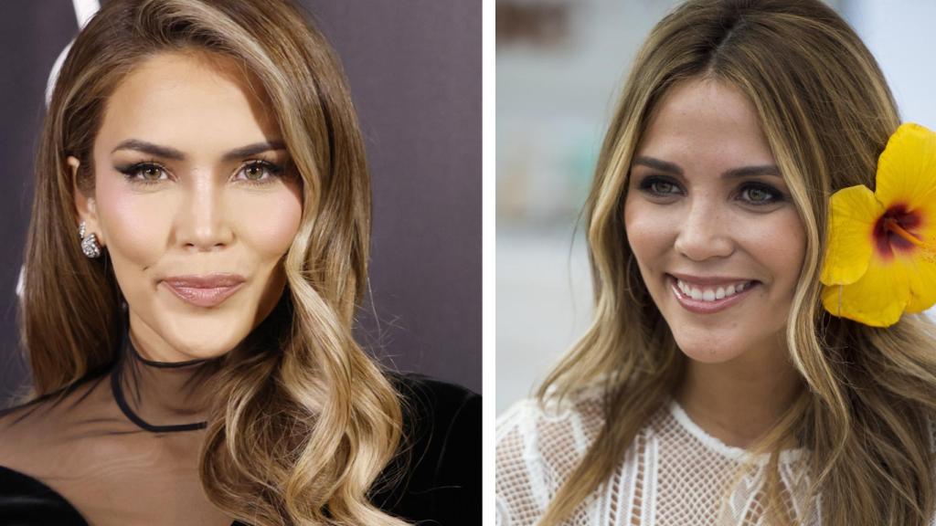 Dos imágenes de Rosanna con cinco años de diferencia.