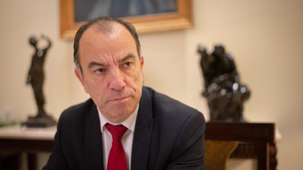 Carlos García Adanero, durante la entrevista con EL ESPAÑOL en el Hotel Palace.