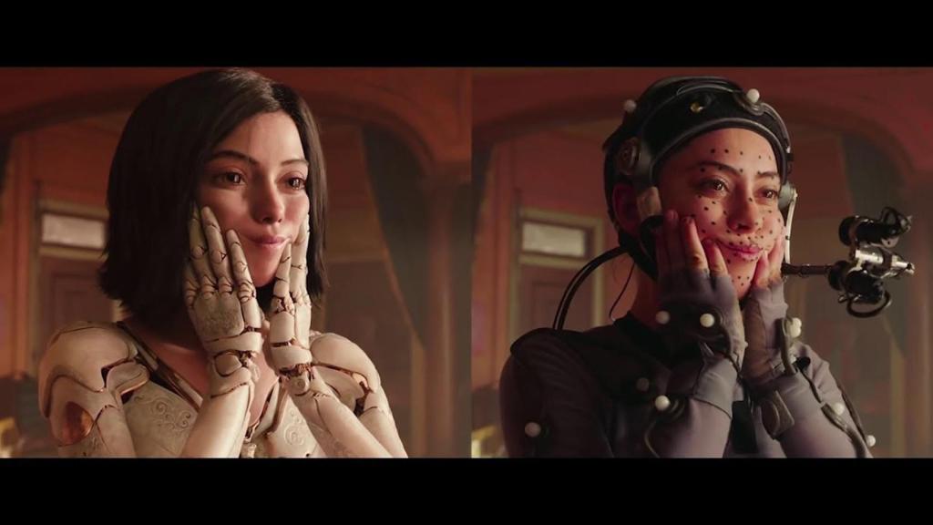 Captura facial en Alita, Ángel de batalla