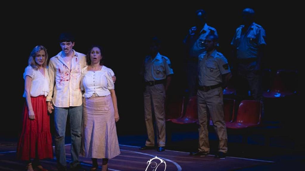 Un momento de la representación de La araucana.