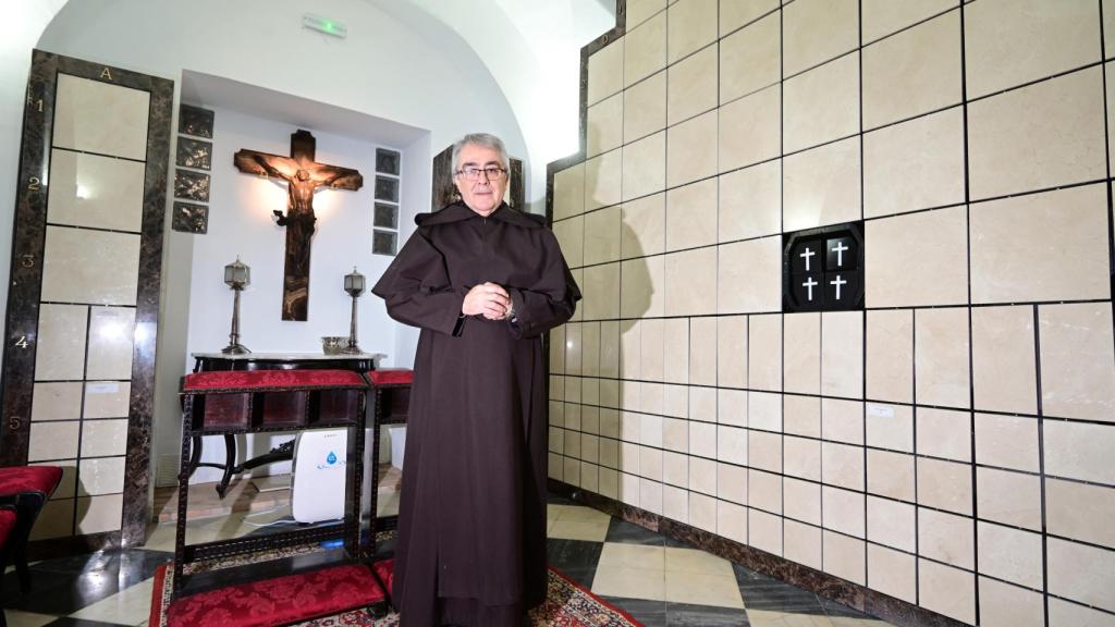 El columbario de la Basílica de Nuestra Señora del Carmen.