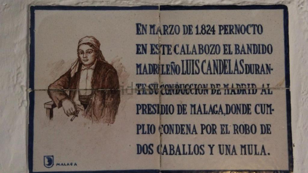 Cerámica con la historia de Luis Candela, el bandolero.