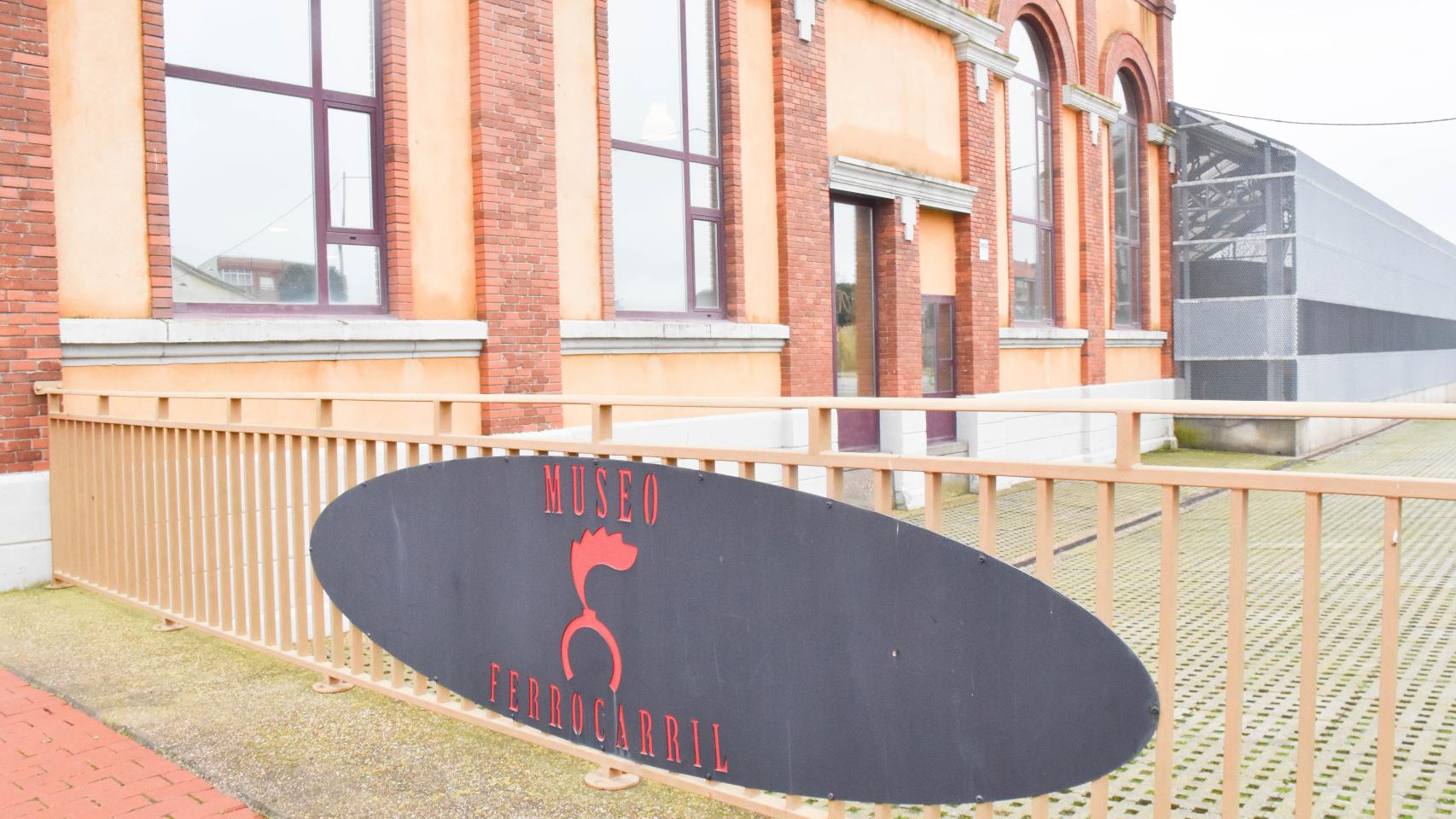 Entrada al nuevo Museo del Ferrocarril de Venta de Baños