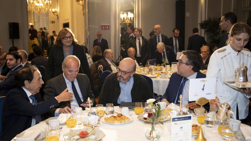 Jaume Roures, presidente de Mediapro, en el acto organizado por Nueva Economía Fórum sobre la Superliga Europea de fútbol