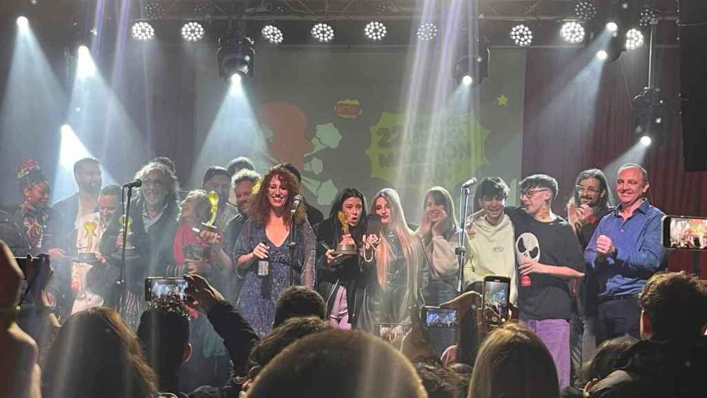 Entrega de premios del Maketón Maeloc en Vigo.