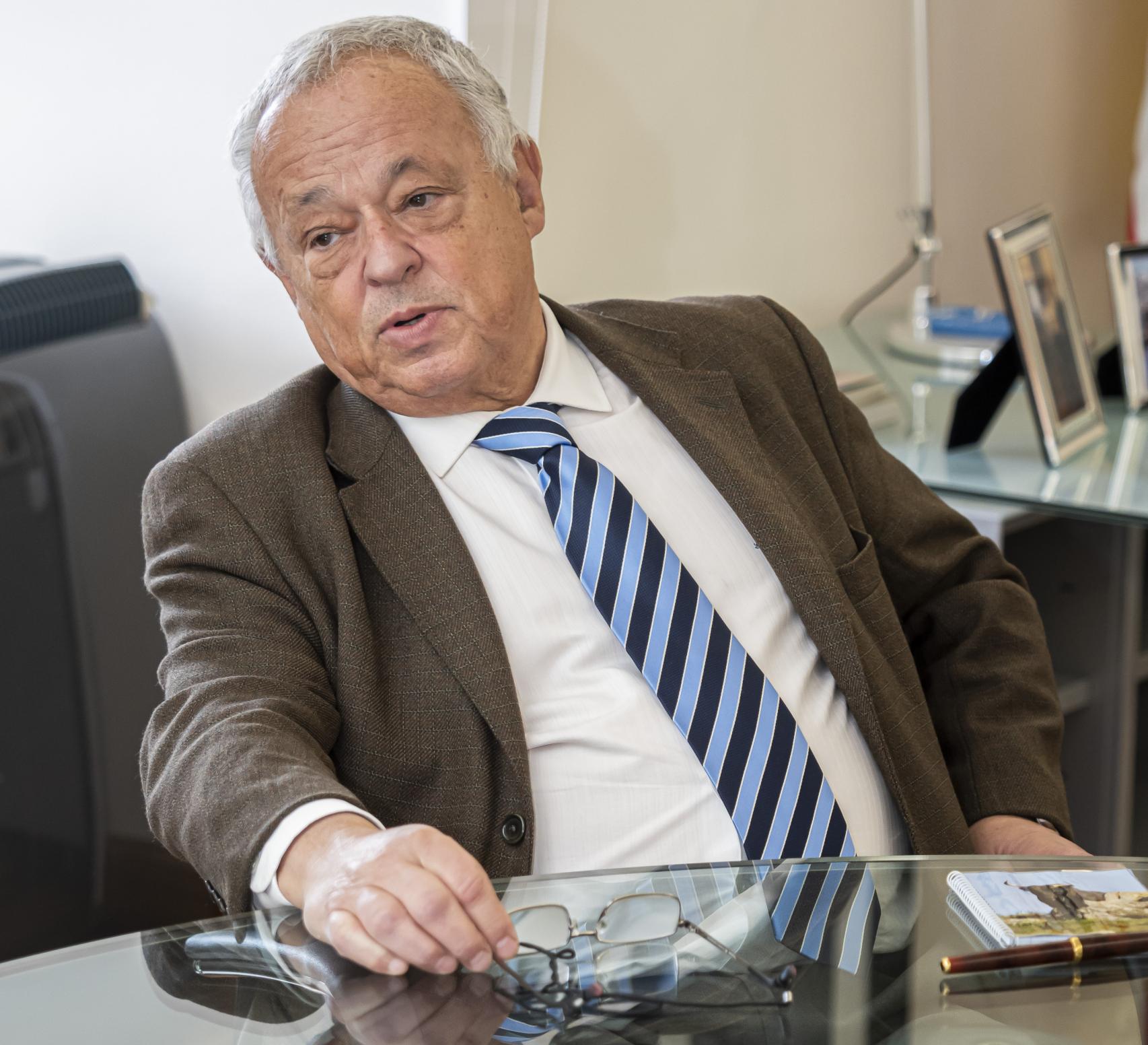 Un momento de la entrevista