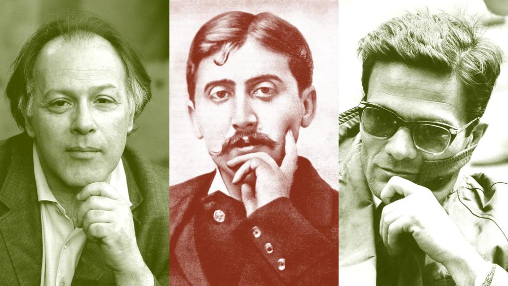 Javier Marías (© Riccardo Musacchio & Flavio Ianniello), Marcel Proust y Pier Paolo Pasolini (foto cedida por Filmoteca Española)