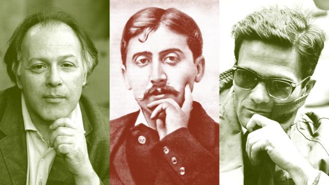 Javier Marías (© Riccardo Musacchio & Flavio Ianniello), Marcel Proust y Pier Paolo Pasolini (foto cedida por Filmoteca Española)