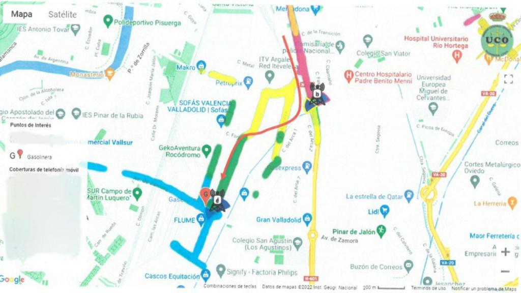 Recorrido cercano a la estación de avenida Zamora