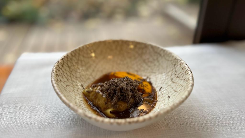 Ravioli de perdiz estofada