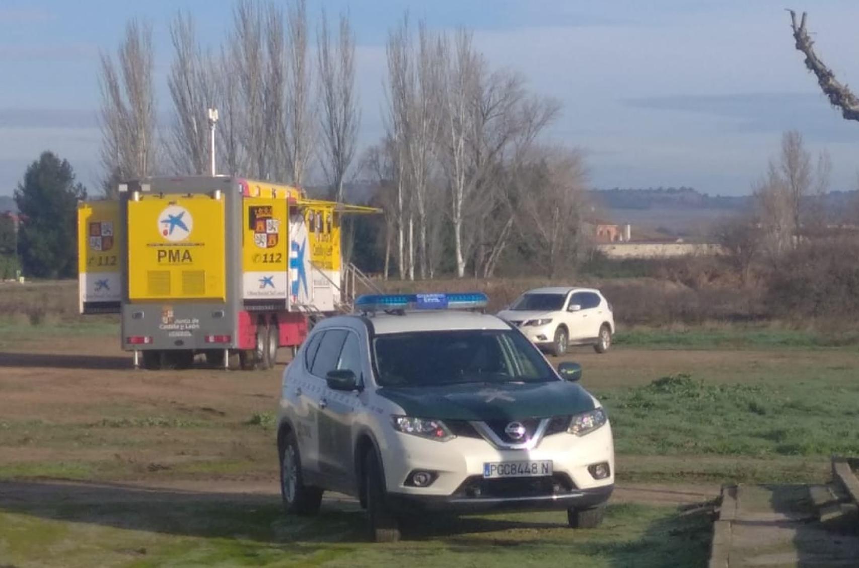 Labores de búsqueda en el río Duero