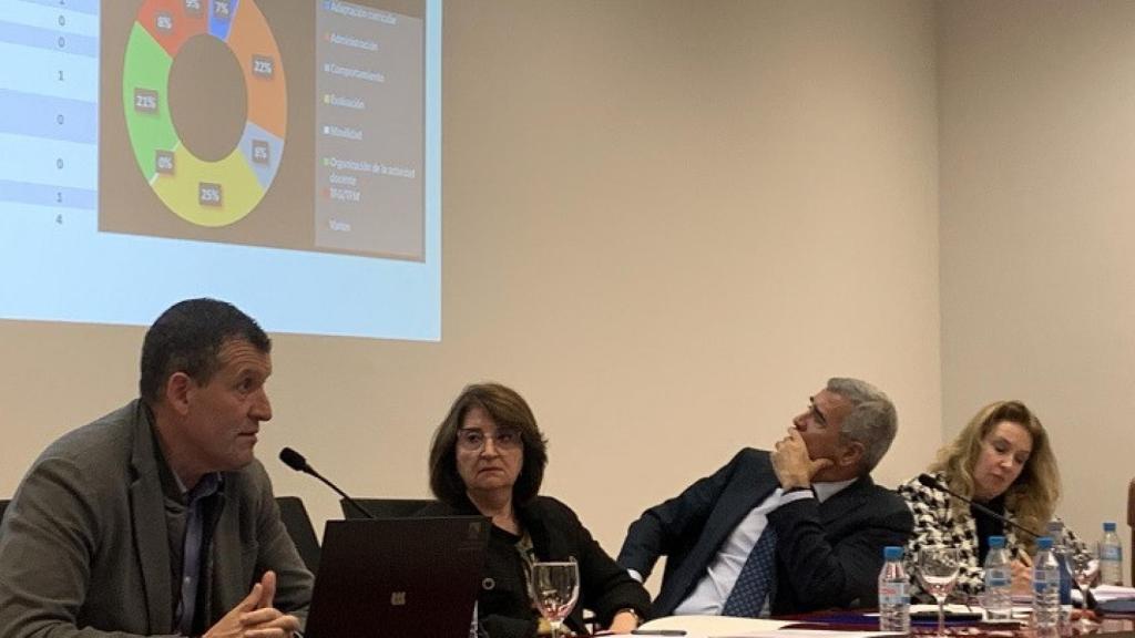 Reunión del Consejo Social de la UA para los Presupuestos de 2023.