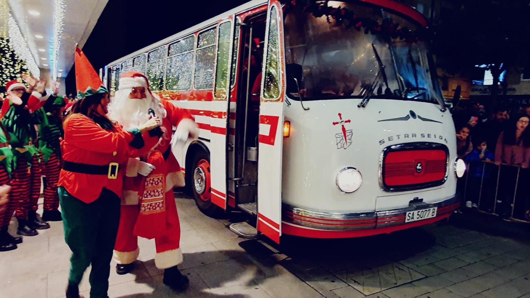 Papá Noel llega a El Corte Inglés de Salamanca