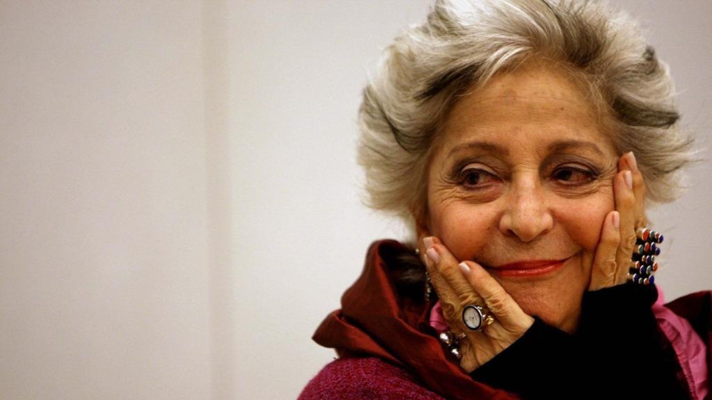 La cantante de ópera Teresa Berganza.