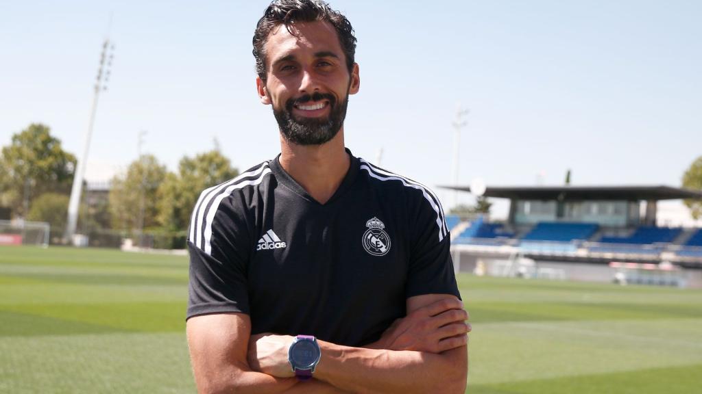 Álvaro Arbeloa, en la Ciudad Real Madrid