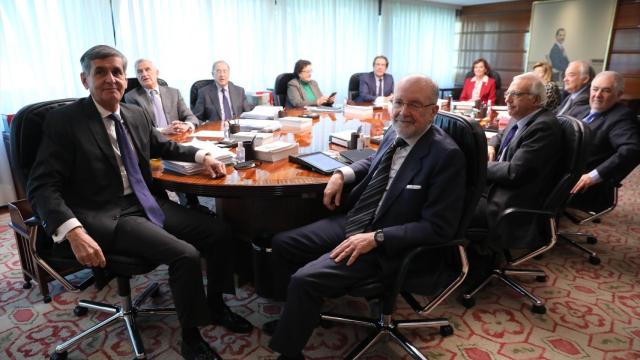 Pleno del Tribunal Constitucional en una imagen de archivo./