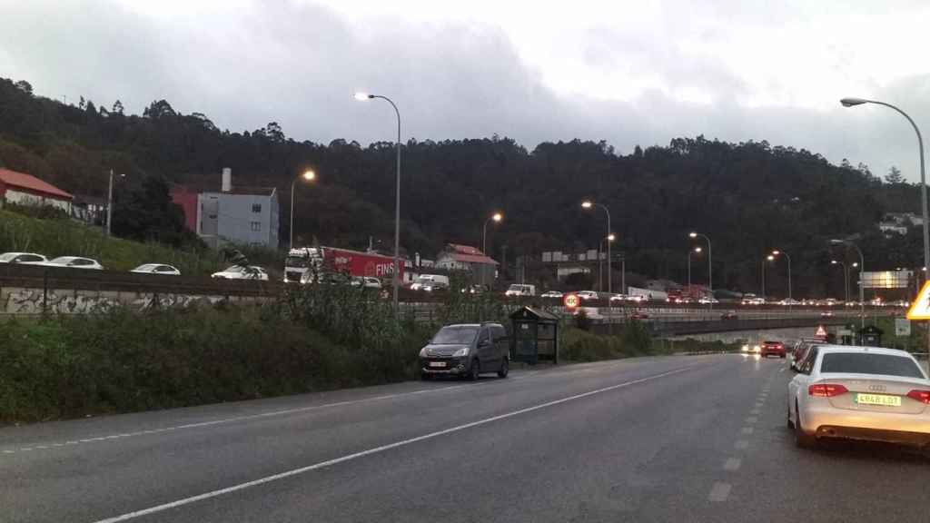 Imagen de las retenciones en la AP-9.